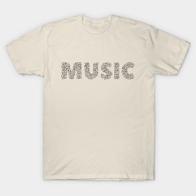 Music Note T-Shirt by potch94